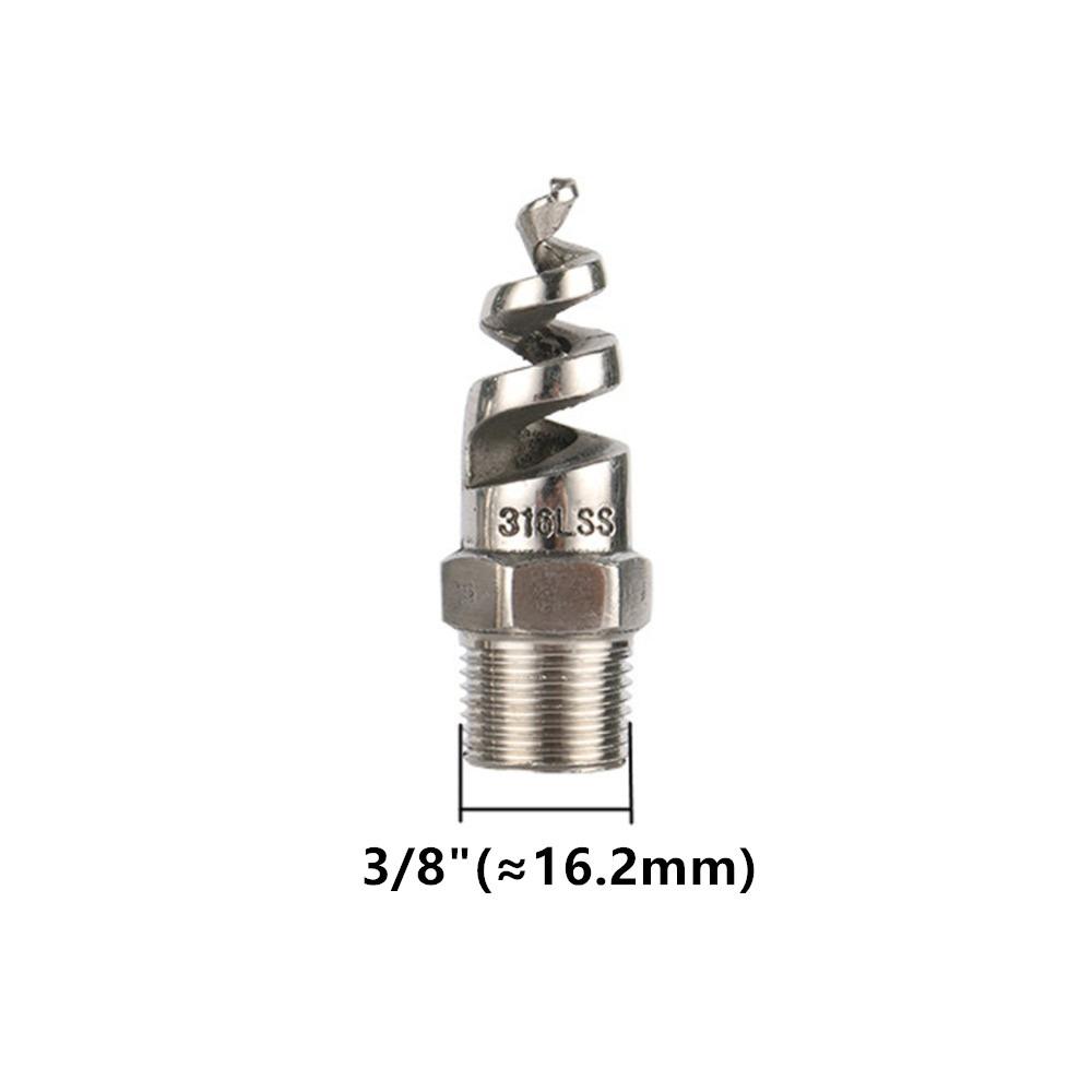 316 Stainless Steel Atomizing Nozzle BSP Thread Spiral Jet Nozzle Lawn Irrigation