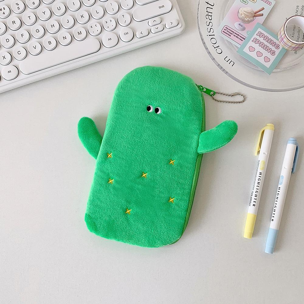 Арбуз Банан Мультяшная Сумка для Хранения Плюшевый Пенал в Корейском Стиле Школа Офис