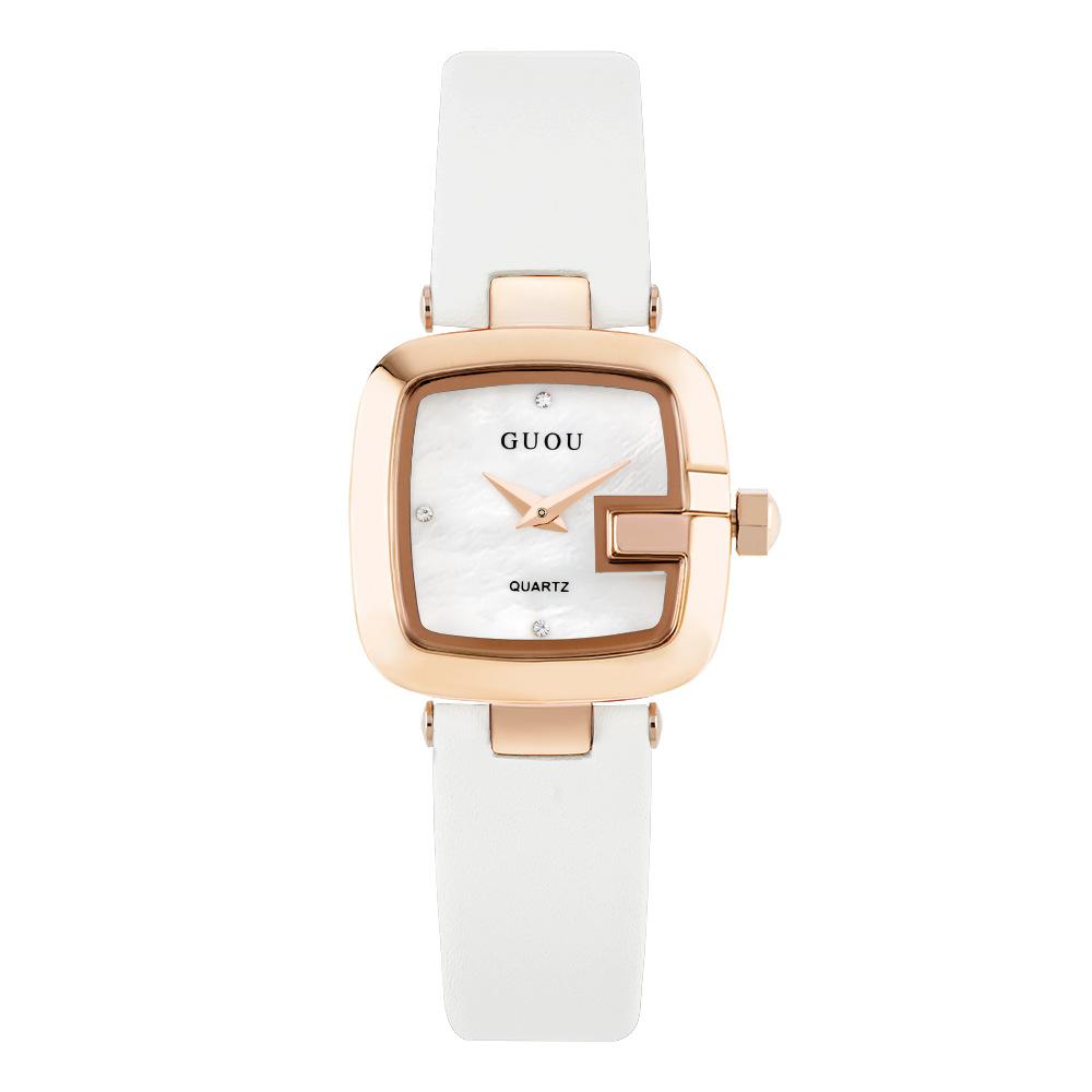 Women's Watch Light Luxury Retro Small Square Watch Women's New Style Simple Temperament Belt Quartz Watch Women