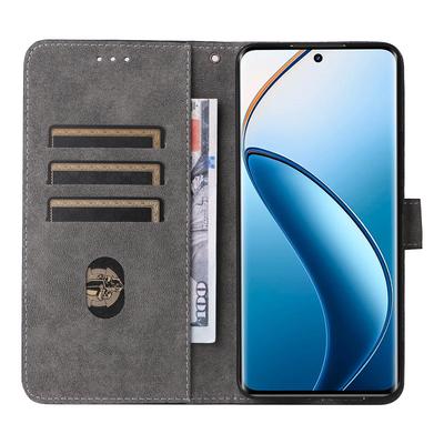 Чехол для Realme 12 Pro 5G/12 Pro+ 5G, кожаный чехол-книжка с защитой от RFID и ремешком