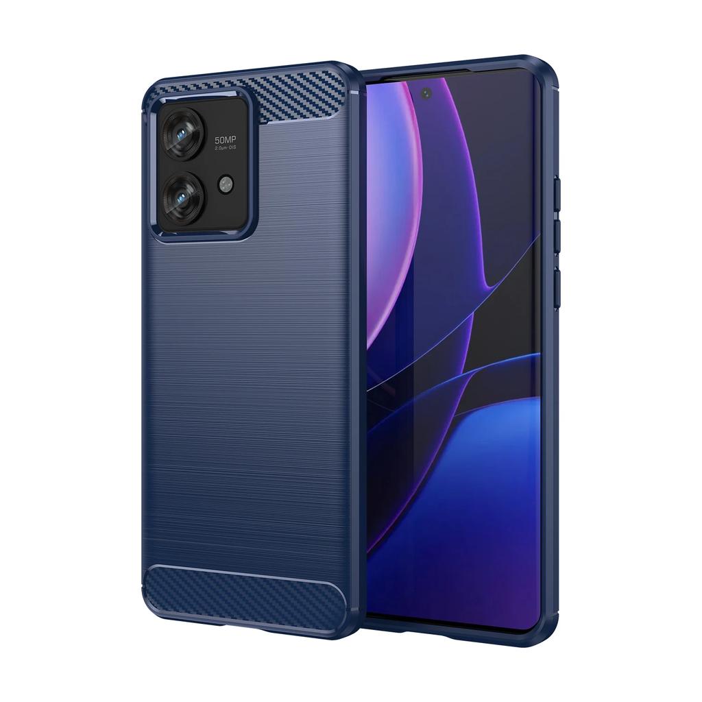 Чехол из ТПУ с текстурой из углеродного волокна для Motorola Edge 40 Neo Moto Edge 50 Pro Fusion Ultra, защитный чехол, противоударный, Funda Coque
