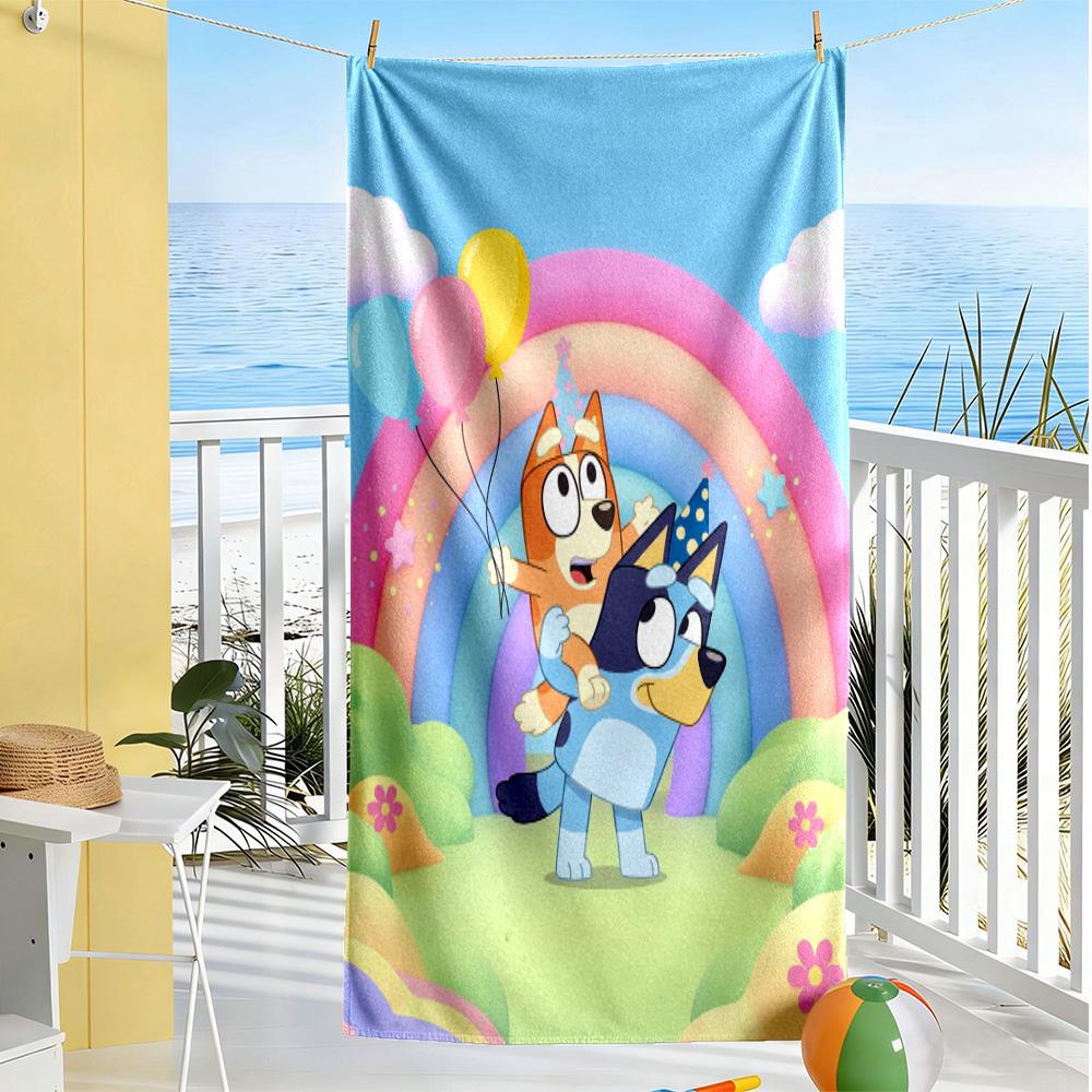 Powerpuff Girls Adventure Beach Towel Quick-Dry Soft Microfiber Comfortable Lightweight