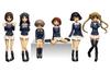 PLATZ Девушки и танки Команда Кролика Набор фигурок Масштаб 1/35 Пластиковая модель GPF-13