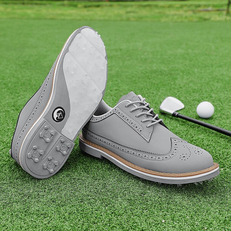 2025 новые профессиональные туфли для гольфа высокое качество мужские повседневные туфли низкий верх деловые кожаные туфли британские трендовые туфли