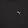 Puma X Amiparis Love Love Heart Logo Logo Short Crop Tee Women Tops Black 534073-01