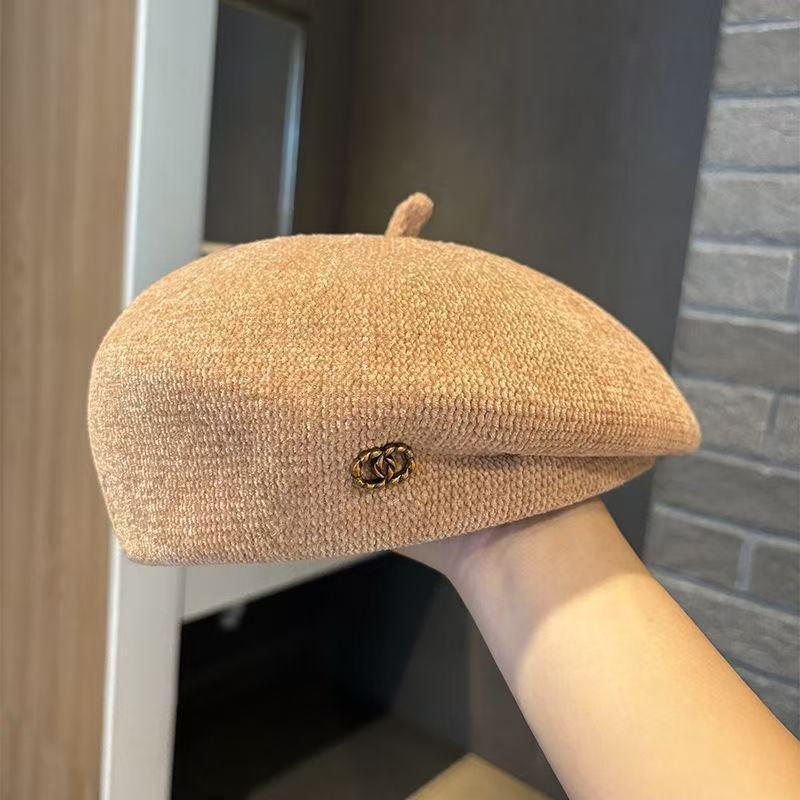 Берет из велюра в японском стиле для женщин - Мода в корейском стиле