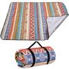 Ieeform Insulated Waterproof Leisure Sheet Thick Picnic Sheet Aluminum Sheet Lightweight Folding (200x200cm, Multi)