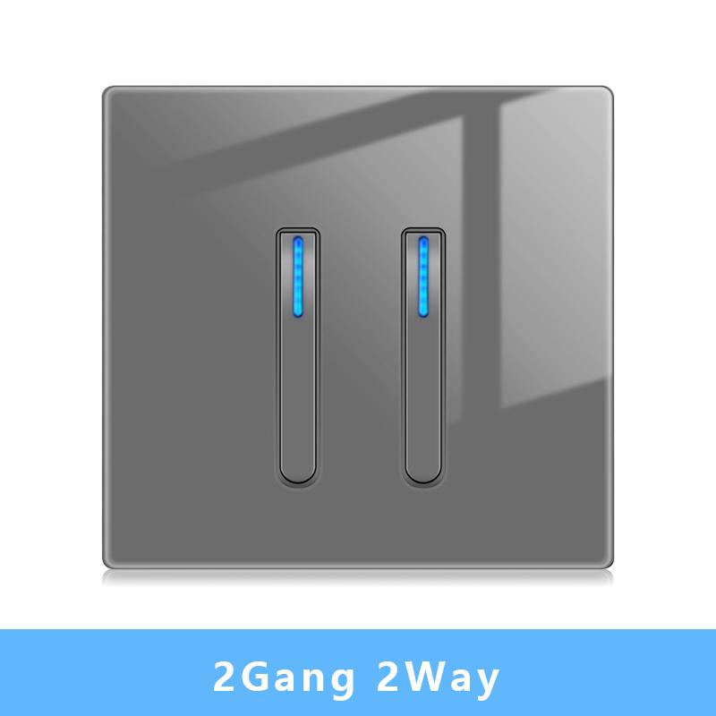 Настенный выключатель света Панель светодиодных индикаторов UK EU FR Универсальная электрическая розетка USB Фортепианные клавиши Самовосстанавливающиеся настенные выключатели Телевизор Компьютер