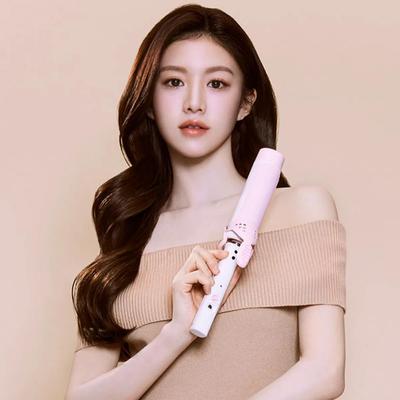 Щипцы для завивки Vodana Glam Wave 36 мм - клубнично-кремовый