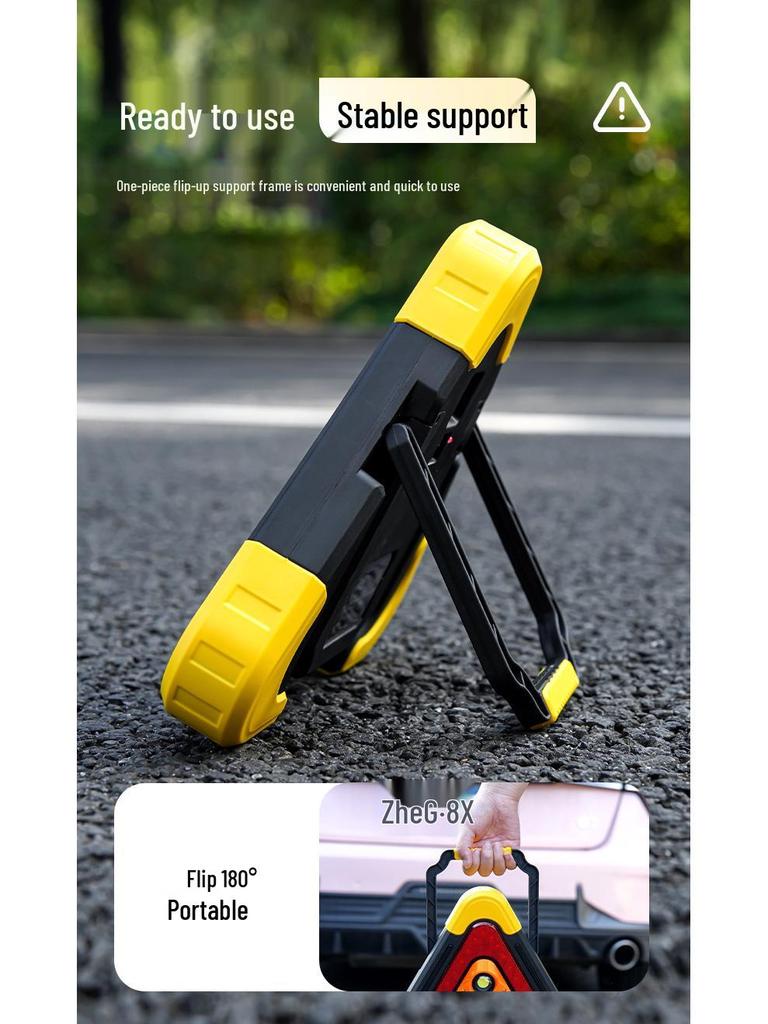 Автомобильный треугольный знак аварийной остановки