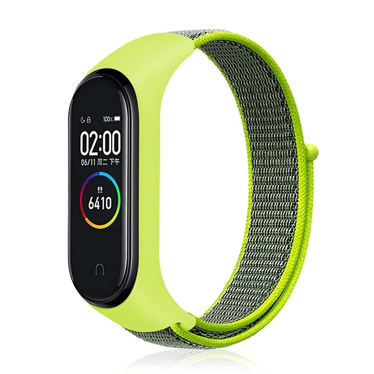 Умные часы Нейлоновый плетеный ремешок для Xiaomi Mi Band 3 / 4