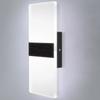 Modern Wall Sconce Dimmable Sconce Wall Lighting 12W Black Indoor Lamp Acrylic Wall Mounted Lighting