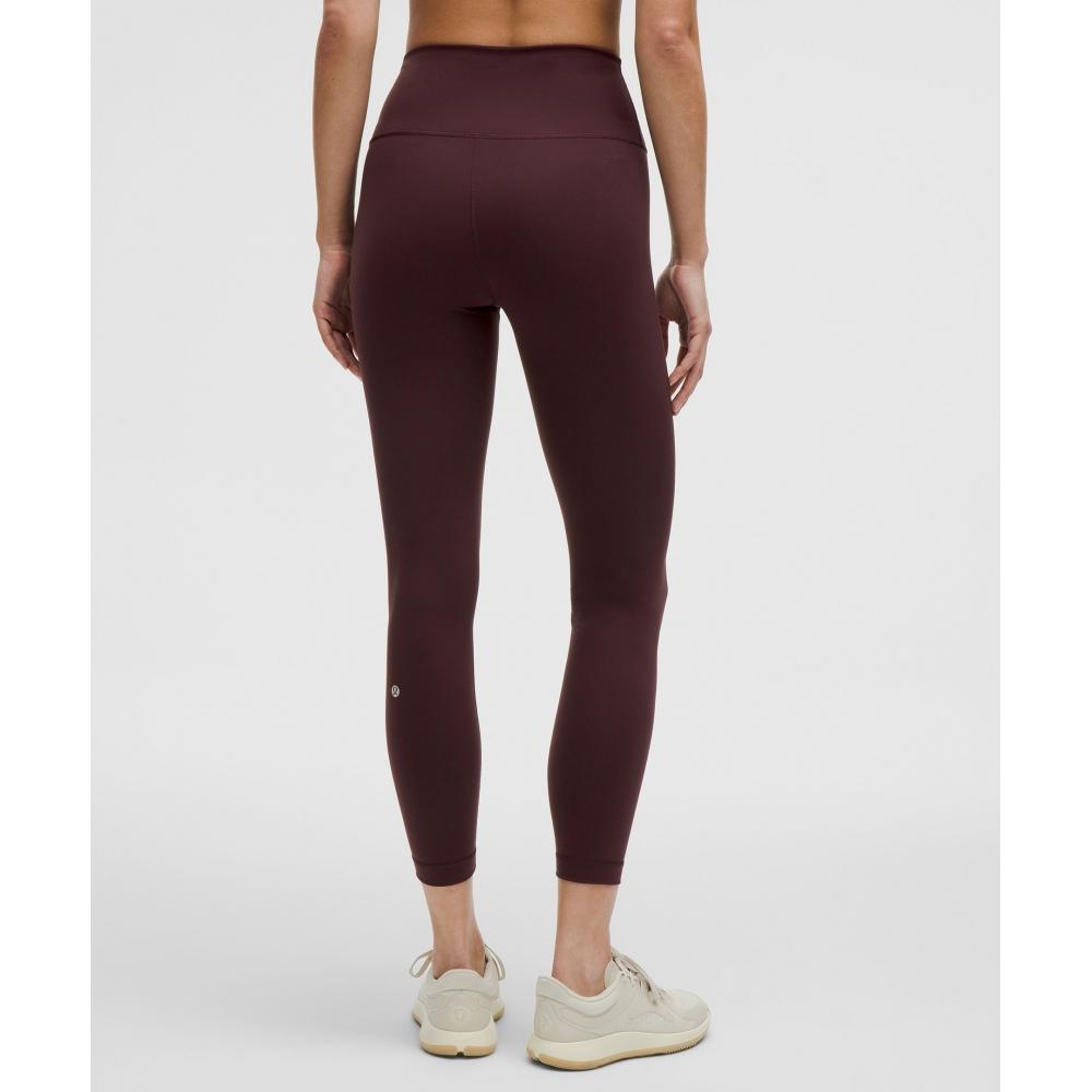 Lululemon Wunder Train High Rise Tight 25 Goodnight Plum