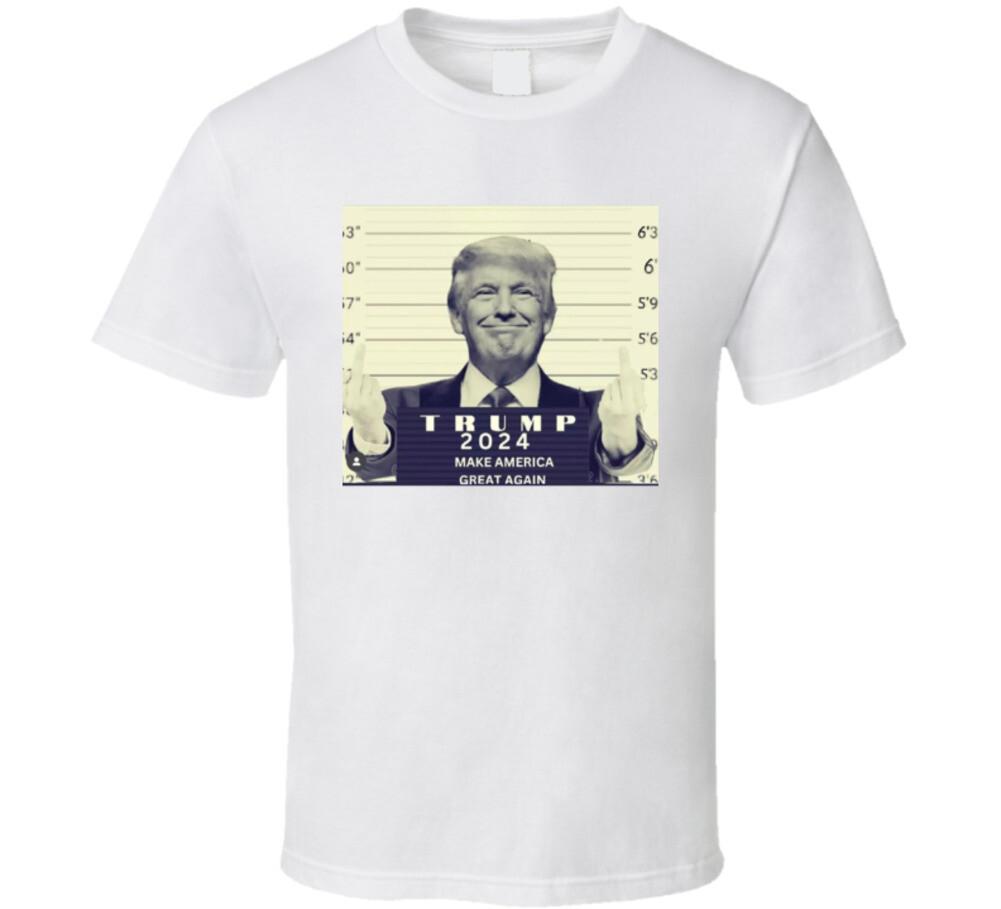 President Trump T-Shirt Mug Shot Tee 2024 Maga Political New Unisex T Shirt