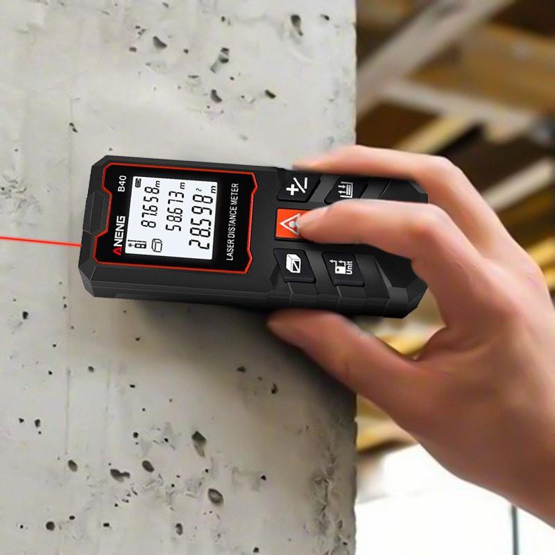 Digital Laser Distance Meter 40M 60M 80M 100M Rangefinder Electronic Measuring Tape Ruler Diastimeter Roulette Tool