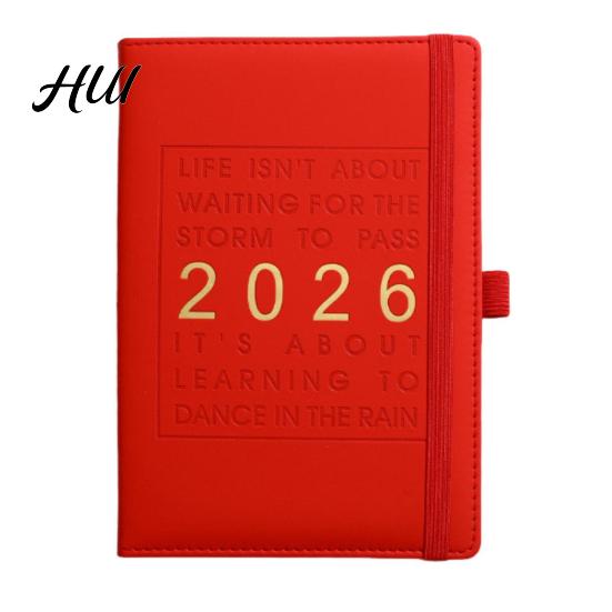 2026 Agenda Planner Weekly Daily Productivity Notebook with Monthly And Layout Hardcover Organizer for Work School Highlighted Holidays