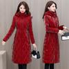 Winter Long Parkas for Women Overcoat Fashion Thick Warm Cotton Padded Coats Female Korean Style Winter Jackets Hooded