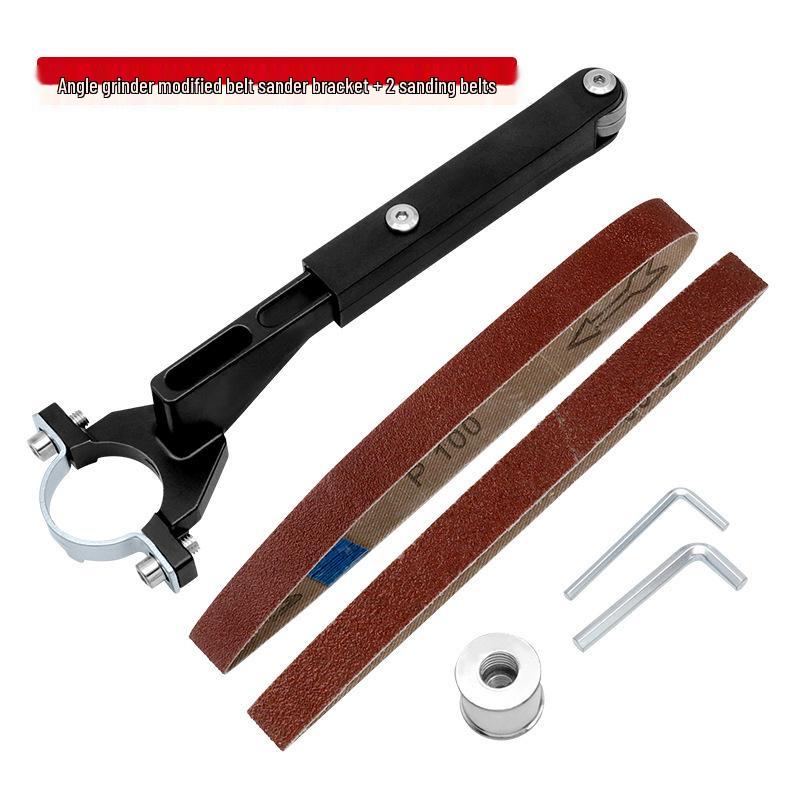 100 Type Angle Grinder to Belt Sander Conversion Bracket for Grinding, Rust Removal, Polishing, and Woodworking Tasks