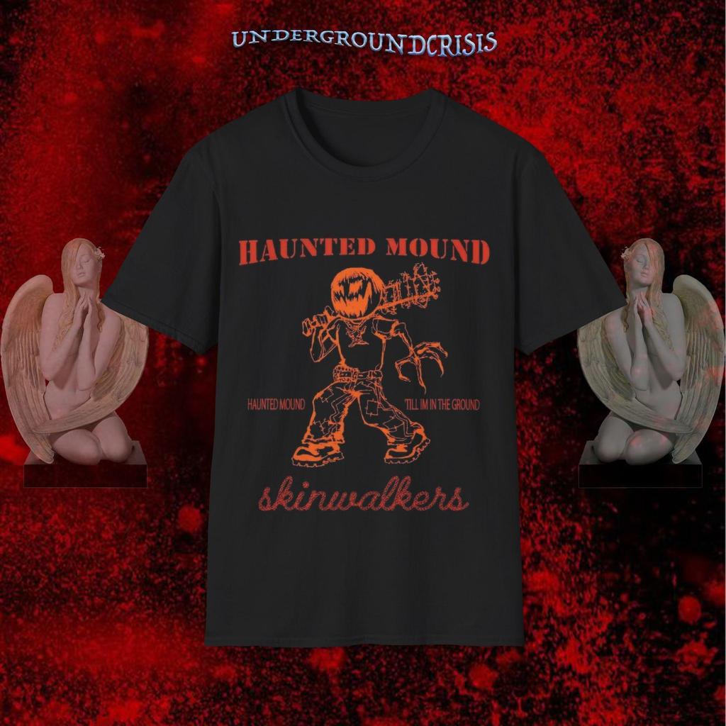 Футболка с изображением Skinwalkers с Haunted Mound Sematary