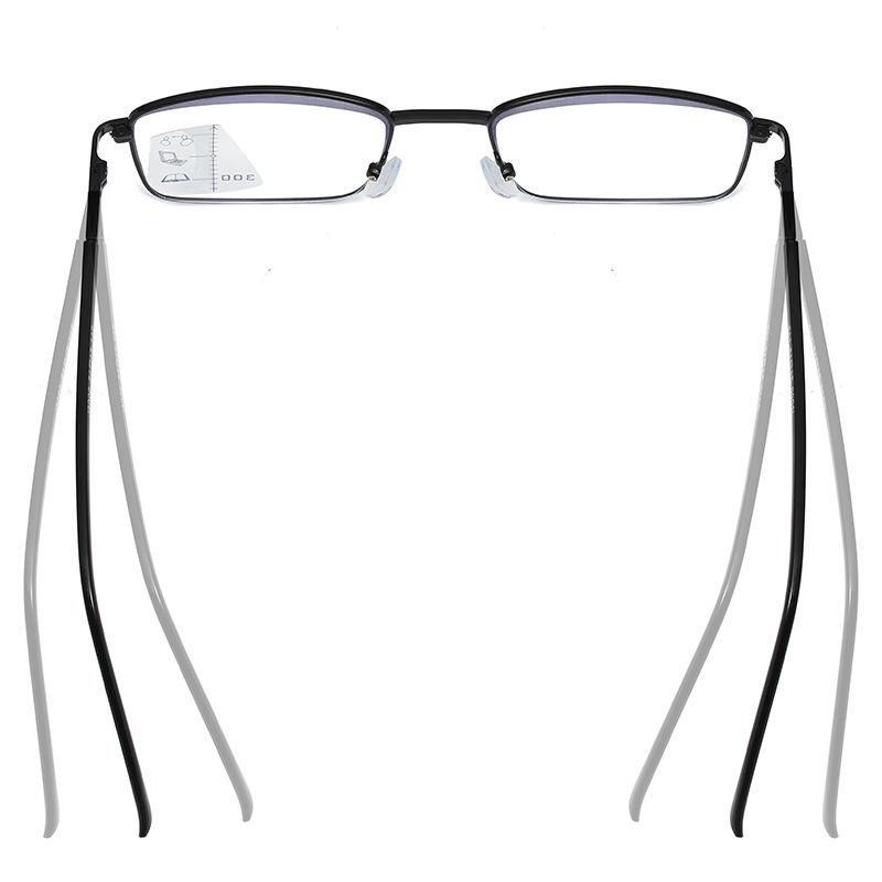 Color Changing Reading Glasses Men Automatic Zoom Progressive Multifocal Presbyopia EyeGlasses +1.0-+4.0 Anti Blue Light Eyewear