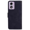 For Motorola Moto G04s 4G/E14 4G Wallet Case Solid Color Leather Phone Cover