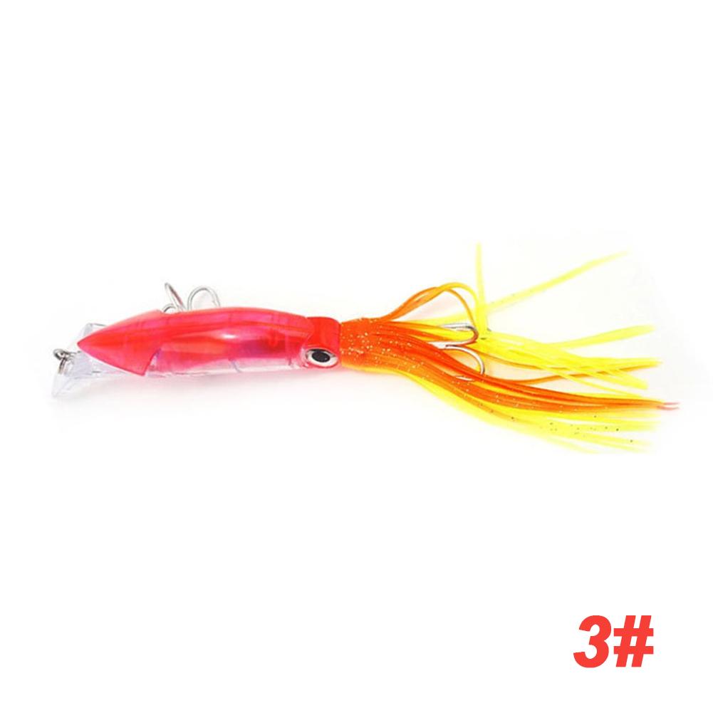 1 шт. 14 см/40 г приманка с усами тройной крючок дизайн морской рыбалки осьминог дальний заброс приманка рыболовные снасти аксессуар