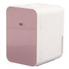 Мини-холодильник Rose Gold 8L с цифровым дисплеем, настольный охладитель с подогревом и автомобильным кабелем для путешествий