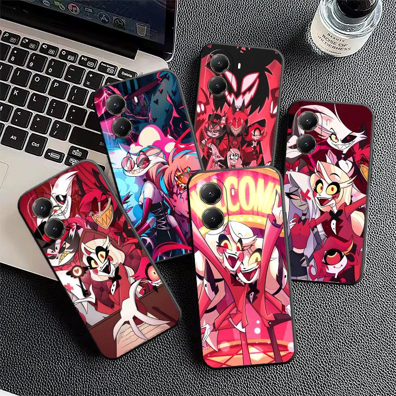 Мягкий чехол для телефона Hazbin Hotel Anime для Xiaomi Poco X5 X6 X7 X8 Pro Max X3 F7 F8 Ultra M8 M7 M6 M5 Redmi 15 15C 14C 13C 12C X4 F6