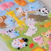 10Sheets Animal 3D Puffy Stickers for Toddlers Kids, Bulk Preschool Sticker Sheets for Reward, Craft, Scrapbooking