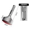 Heavy Duty Ground Rod Driver Durable SDS Plus Hammer Drills Replacement Ground Rod Bits