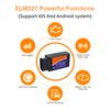 ELM327 V2.1 OBD2 сканер Bluetooth автомобильный диагностический инструмент для Android /IOS считыватель кодов автомобильный детектор неисправностей