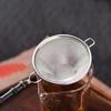 Фильтр для чая Сетчатые фильтры Чайная утварь Принадлежности для многоразового использования с бамбуковой ручкой Утечка для