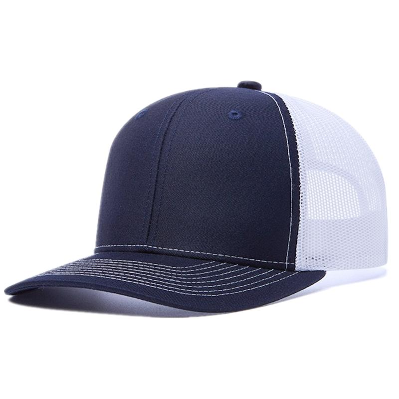 New Unisex Trucker Hat Slight Curved Style Baseball Cap Men Women Casual Breathable Summer Cap