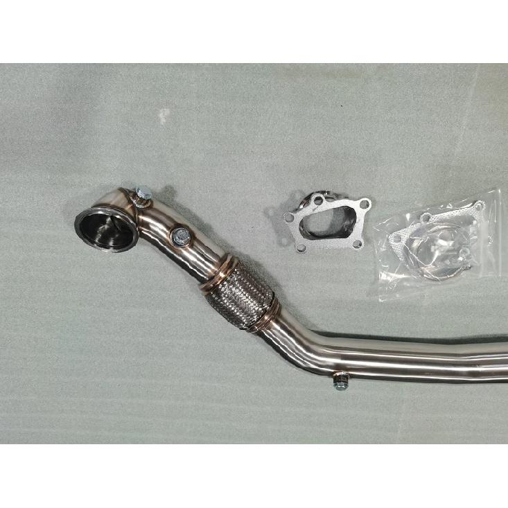 Выпускные даунпайпы из нержавеющей стали для 2006 - 2007 Mazda 6 Mazdaspeed 3" Турбо UNI-DP-008
