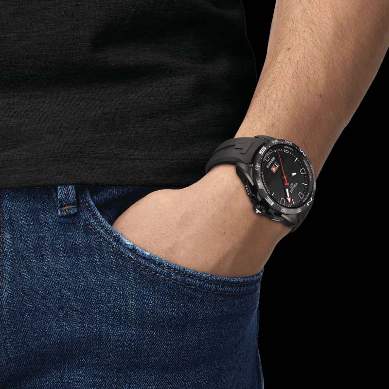 Tissot Tengzhi Infinity Collection T Touch Tengzhi Boundless Collection Мужские кварцевые часы Часы 47 мм T121.420.47.051.03