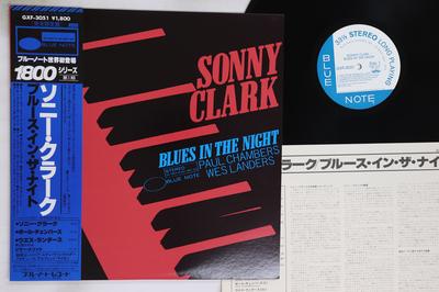 Виниловая пластинка SONNY CLARK Blues In The Night GXF3051 BLUE NOTE 1979 Япония Obi Джаз Б/у