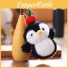 Penguin Fruit Dress Up Plush Toy Cartoon Keychain Backpack Pendant Gift Holiday