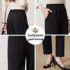 Yuzhaolin Women's Middle-Aged & Elderly Casual Straight-Leg Pants