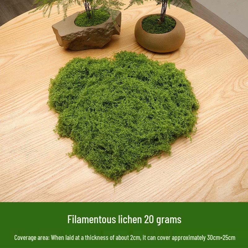 Artificial Moss Green Plants Micro Landscape Rockery Lawn Potted Bonsai Decorative DIY Ornaments