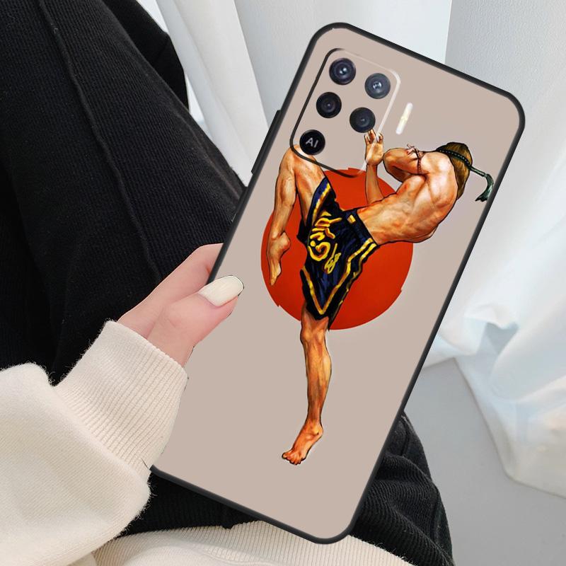 Кейс для боя Муай Тай Кикбоксинг Для Oppo A96 A76 A16 A60 A98 A58 A78 A18 A38 A80 A40 A77 A57 A17 A74 A54 A94 A15 A5 Pro