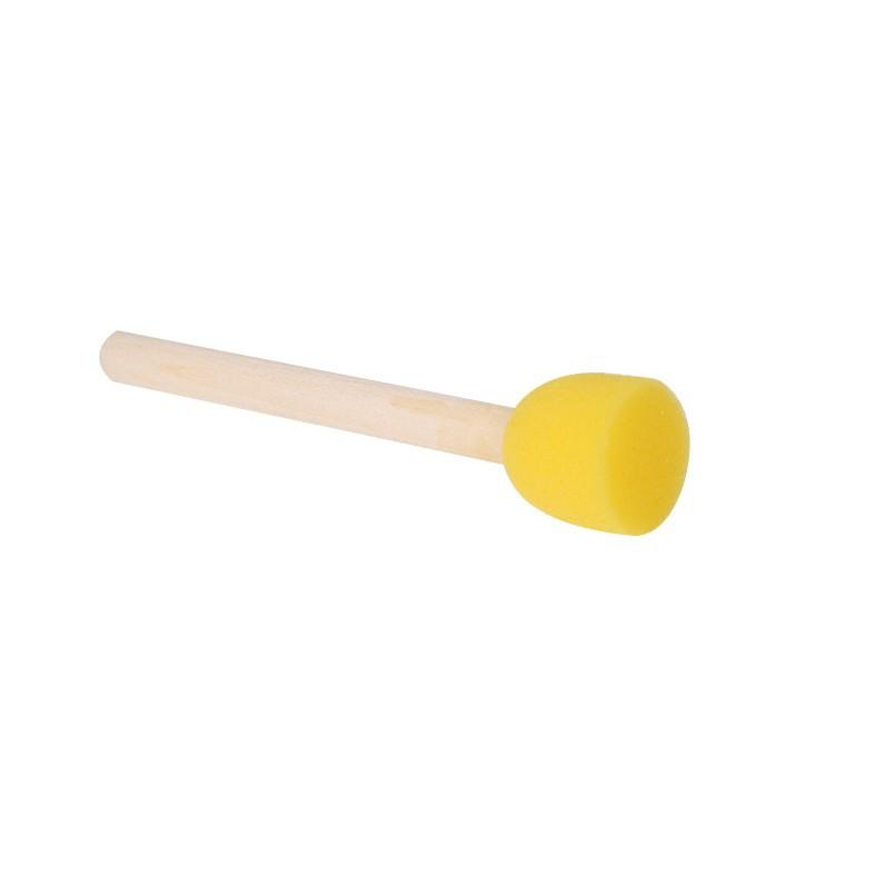 5Pcs Round Sponge Painting Brushes Wooden Handle Mushroom Sponge Stamper Foam Paint Brush Stencils Tools
