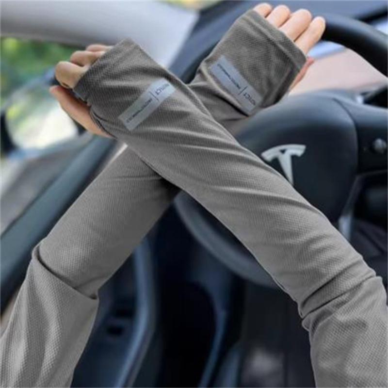 Солнцезащитная маска Спорт Лето На открытом воздухе Ушной шнурок Шарфы Маска Защита шеи Ледяной шелк с отверстием для очков Мужская