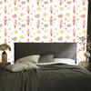 Summer Wallpaper in White, Cream, Coral and Peach for Living Room and Bedroom 50x1000