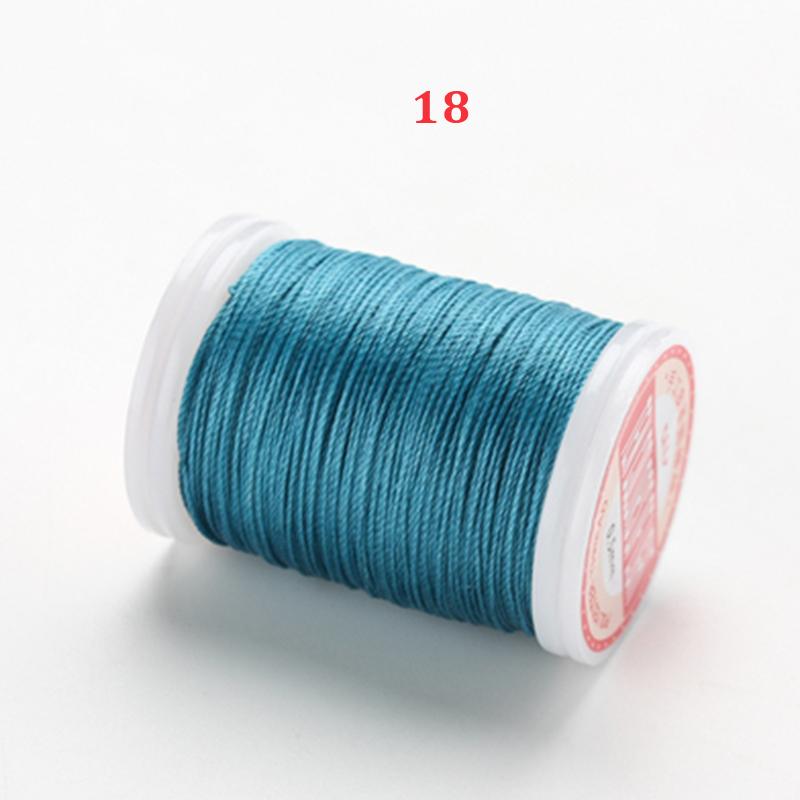 120 м/рулон DIY ремесло вощеная нить 0,5 мм прочный круглый полиэстеровый шнур веревка для ювелирных изделий плетеная