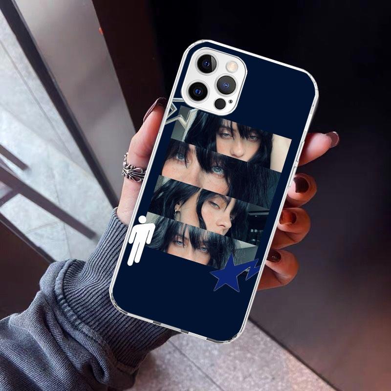 Ударь меня сильно и нежно B-BillieS Чехол для телефона для iPhone 17 Air 11 13 Mini 14 15 Plus 16 12 Pro Max 16E SE 7 8 Узор Мягкий ТПУ Задняя панель