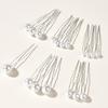 18pcs Pearl Bridal Hairpin Set U-Shaped Neo-Chinese Style Hair Stick Jewelry Accessories for Girls
