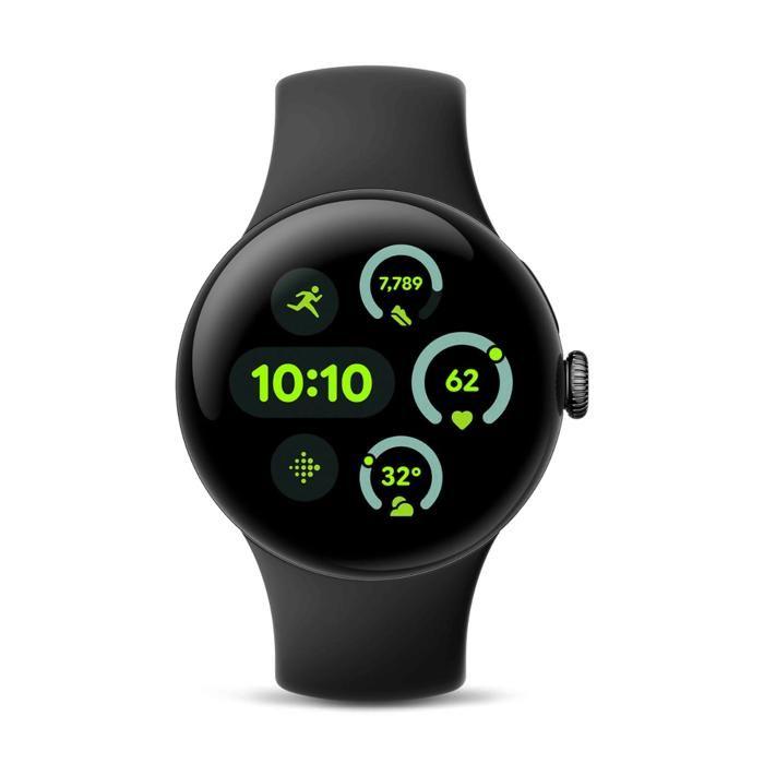 Montre Smartwatch avec écran AMOLED 1,31', suivi santé avancé, alertes santé, aide au quotidien et batterie 307 mAh.