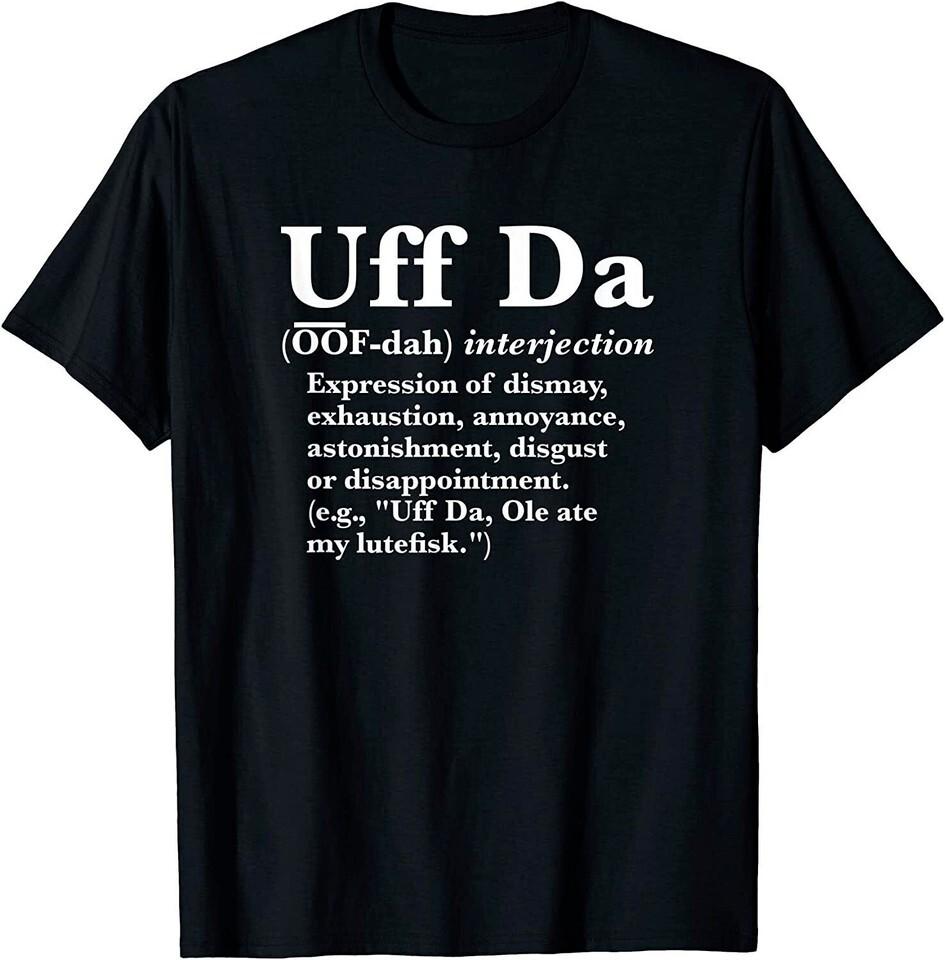 НОВАЯ футболка Uff Da Definition Унисекс футболка