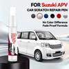 Ремонтный маркер для краски автомобиля для SUZUKI APV 2004-2025, аксессуары для ремонта царапин краски, черный, белый ZGB, серебристый Z2S, серый ZDL, бордовый