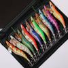 10pcs Luminous Fishing Bait Squid Bait Wooden Shrimp Sea Fishing Artificial Bait 2.5/3.0/3.5 Fishing